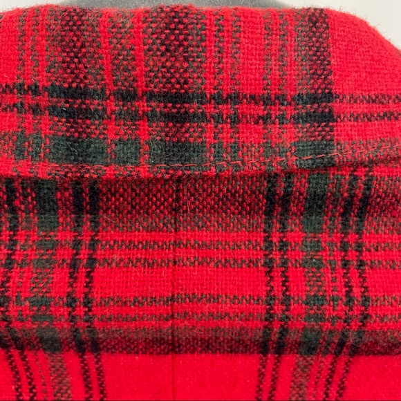 Prestige of Boston Vintage Plaid Wool Blazer Size 12 - Picture 9 of 12